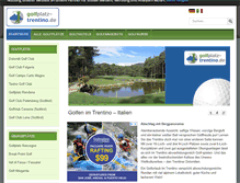 Tablet Screenshot of golfplatz-trentino.de